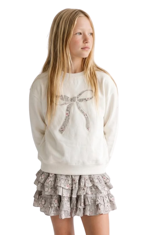 SWEATSHIRT & SKIRT PETAL TAUPE