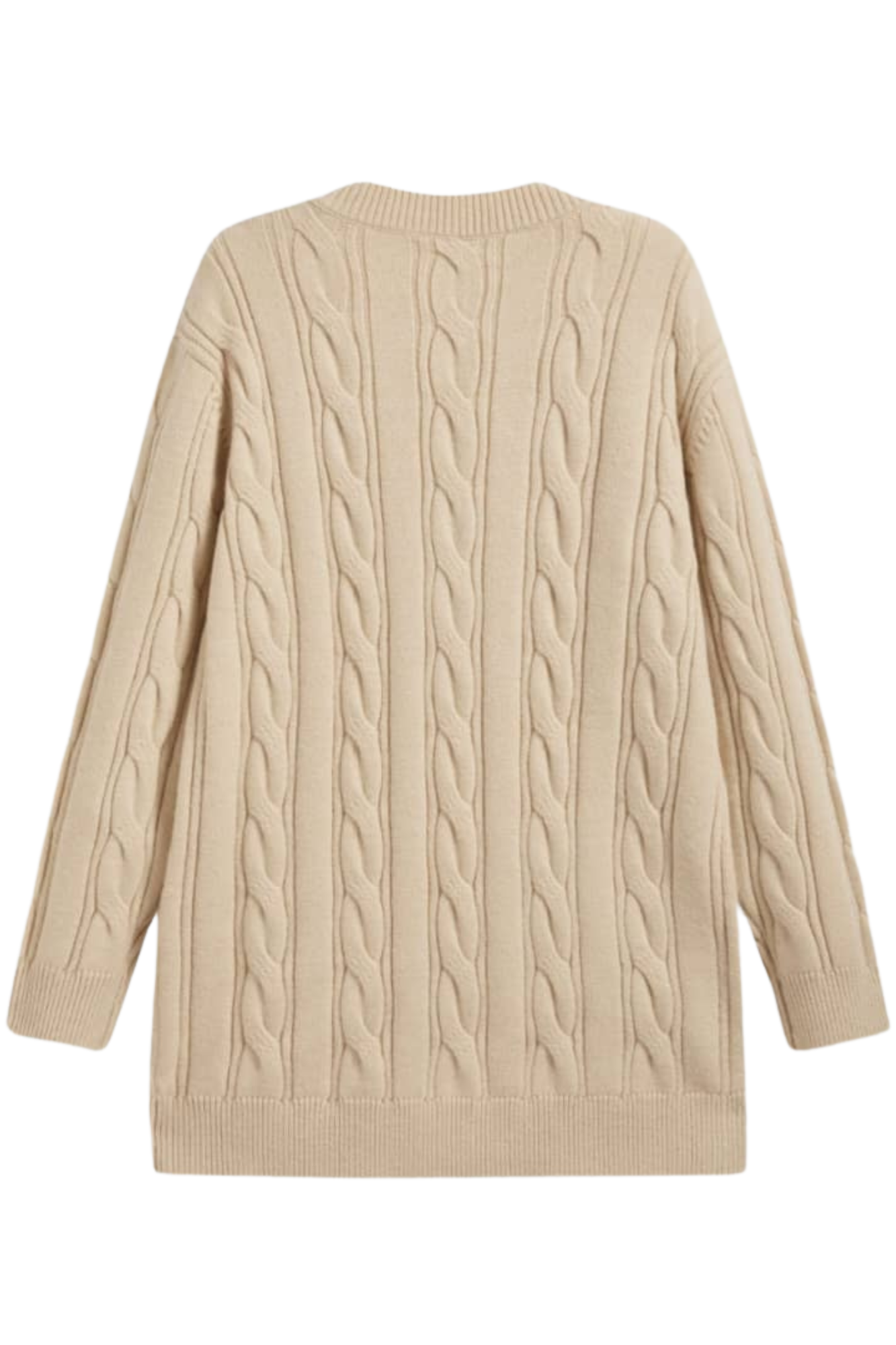 KNIT V-NECK CARDIGAN KHAKI