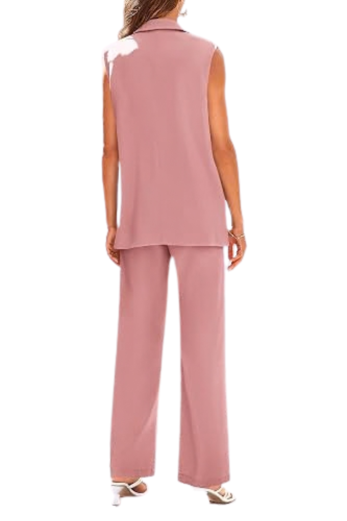 PANTS & VEST SET LIGHT PINK