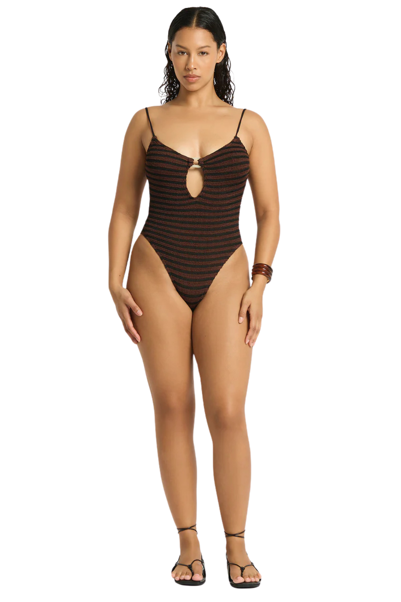 RING ARDEN 1 PIECE -CAROB/BLACK