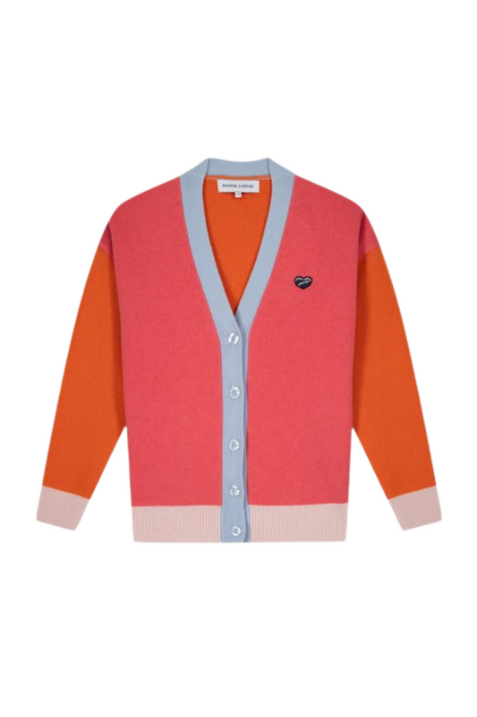 GLIZIERS MINI PATCH COEUR FLAMINGO