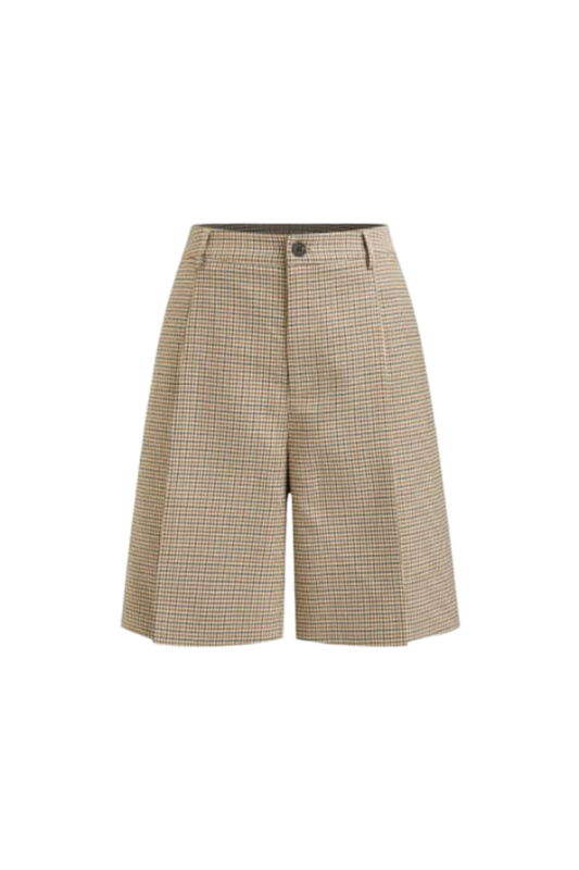 HOUNDSTOOTH BERMUDA SHORTS