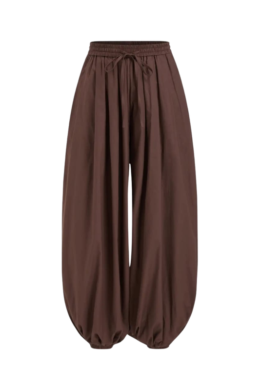 BROWN BALLON PANT