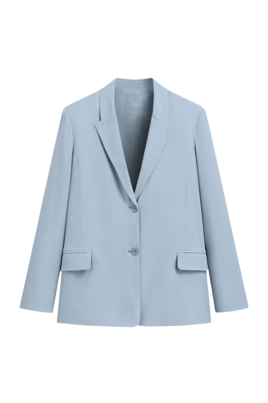 OVERSIZED BABY BLUE BLAZER