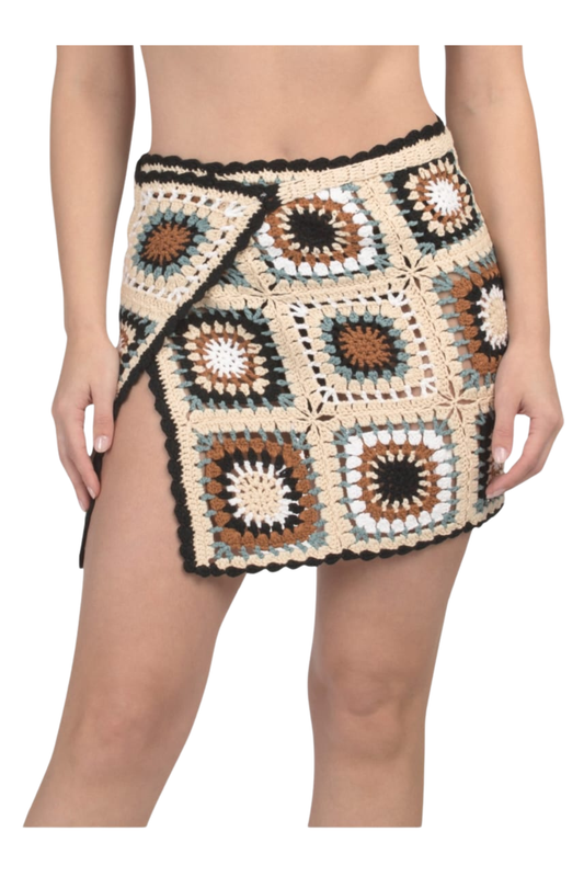 CROCHET WRAP SKIRT