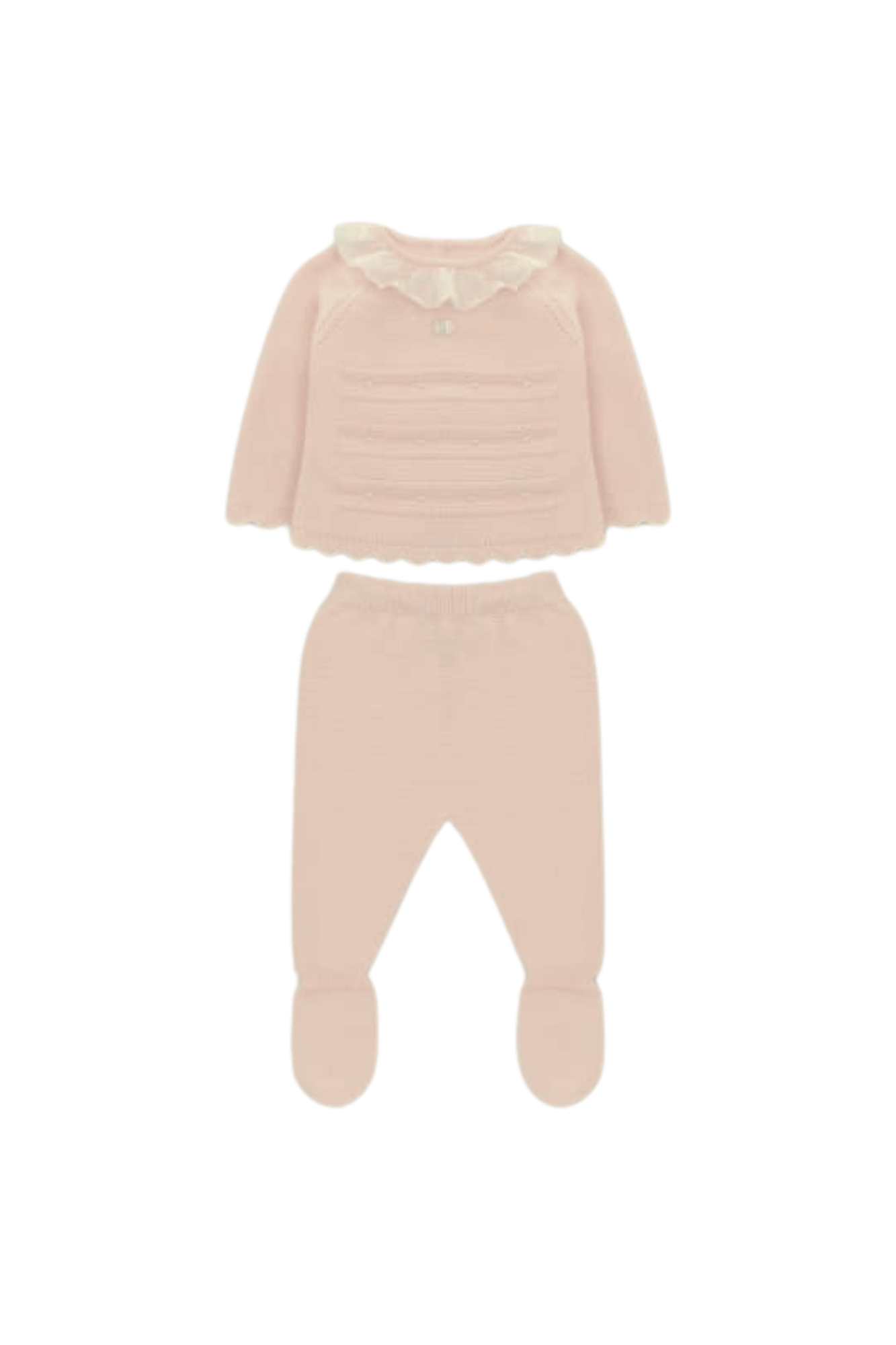 CONJUNTO PUNTO ROSA EMPOLVADO