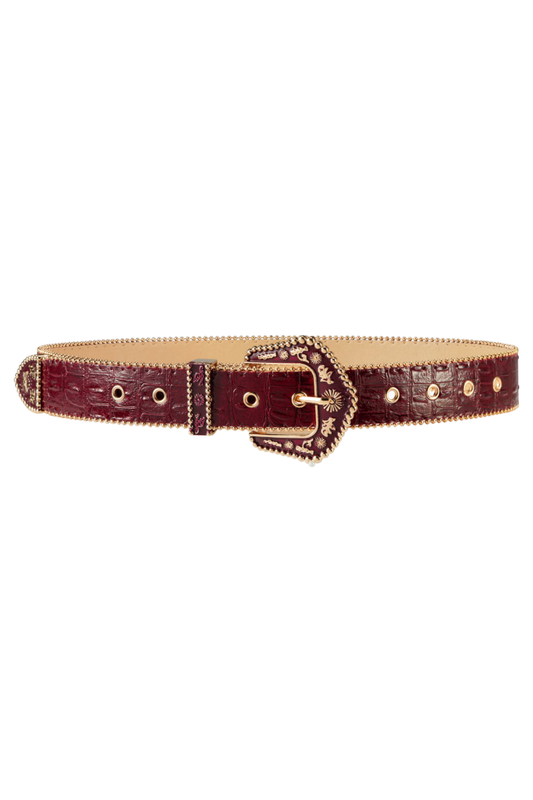 BURGUNDY BELT