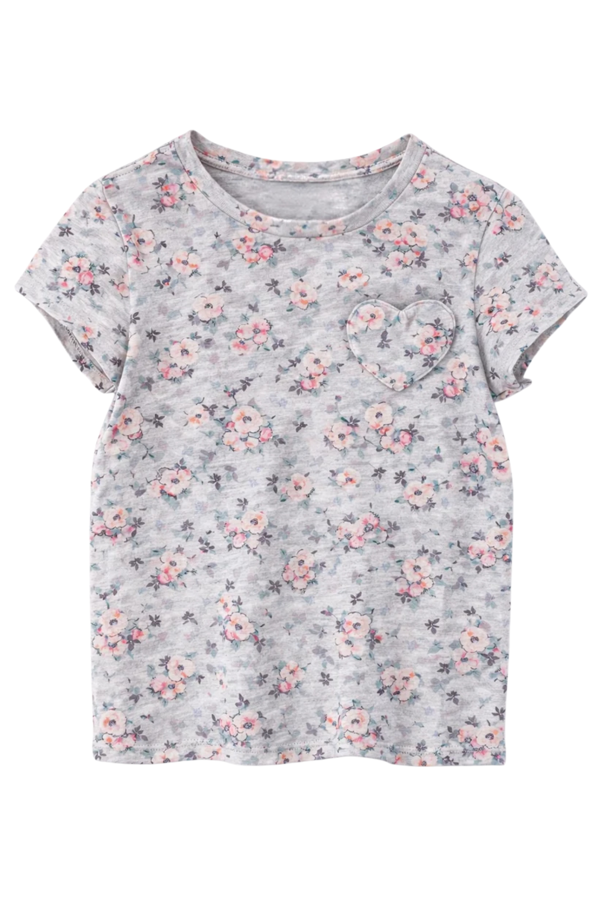 T-SHIRT & SKIRT IN BLUSH MEADOW