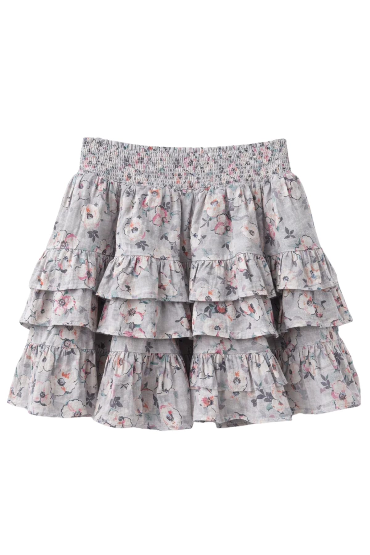 T-SHIRT & SKIRT IN BLUSH MEADOW