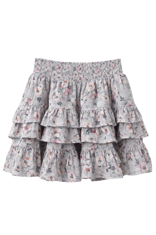 T-SHIRT & SKIRT IN BLUSH MEADOW
