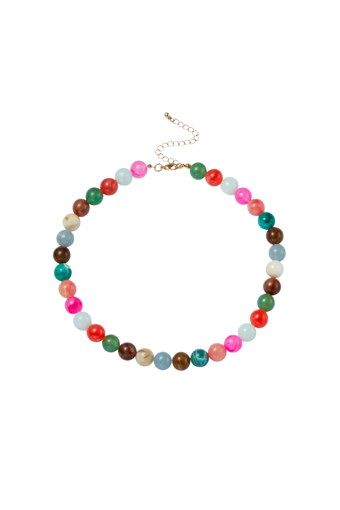 BEADED MULTICOLOR NECKLACE