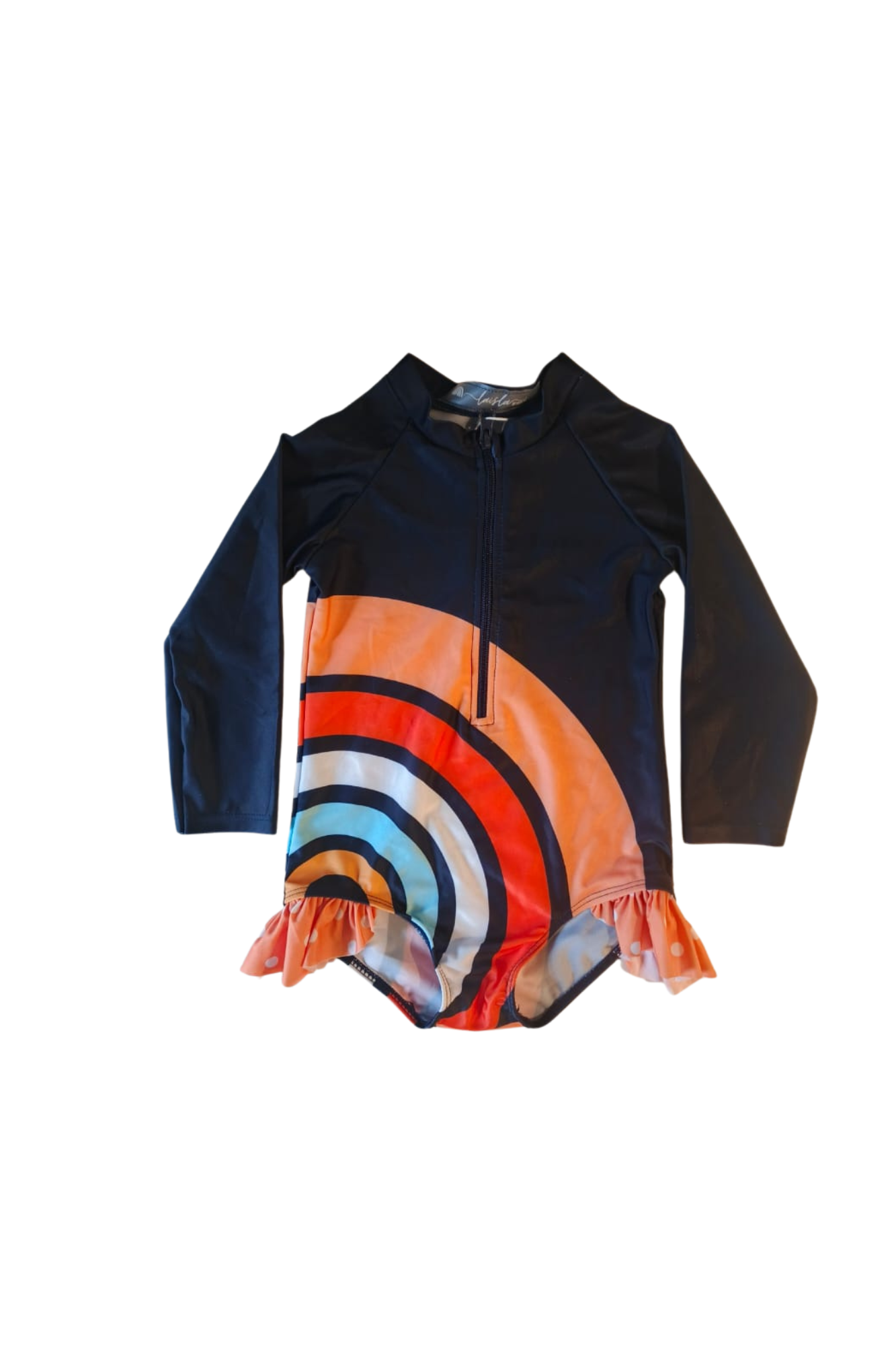 TRAJE DE BAÑO MANGA LARGA AZUL