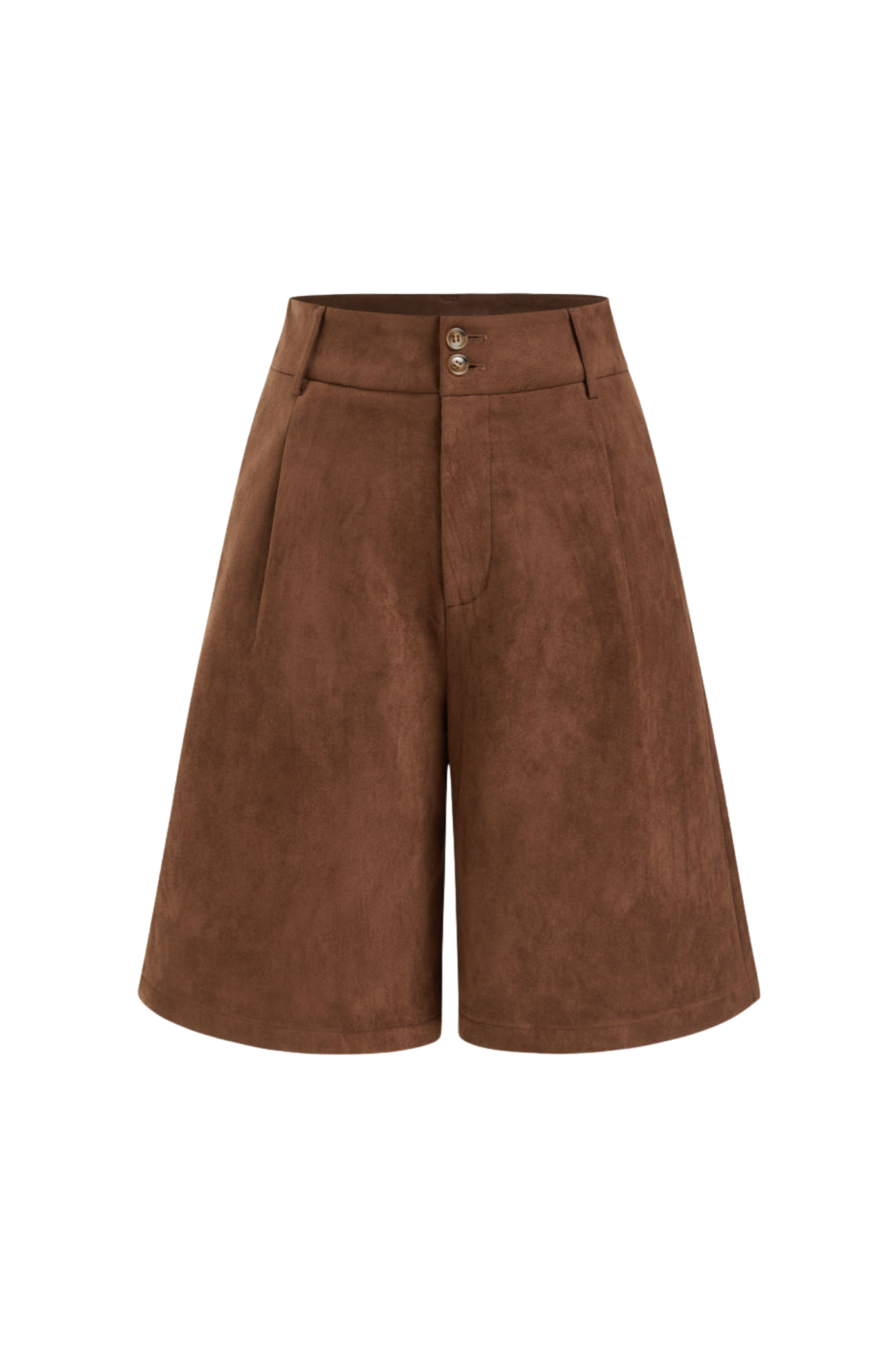BROWN BERMUDA WITH POCKETS